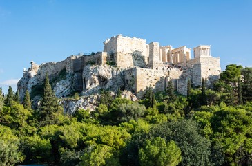 Acropolis of Athens in Greece