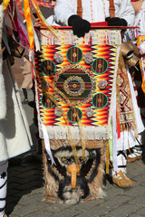 Moscow Maslenitsa Festival, Russia. Traditional national celebration in folk style. Slavic...