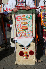 Moscow Maslenitsa Festival, Russia. Traditional national celebration in folk style. Slavic...