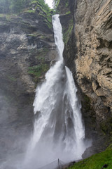 Reichenbach Falls waterfall in Switzerland.