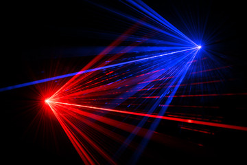 Laser beam light effect