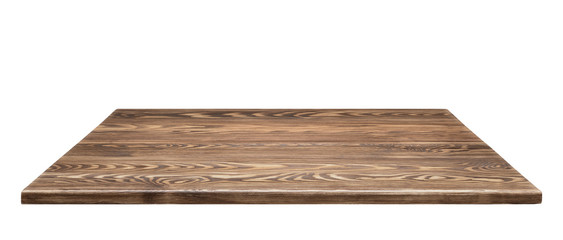 isolated rustic tabletop