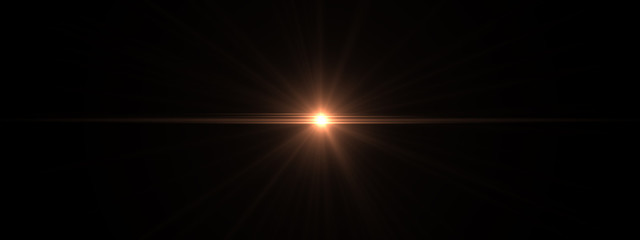 Abstract Natural Sun flare on the black background, flare light transition, effects sunlight, lens...