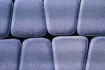 Fototapeta premium Natural stones with two rows