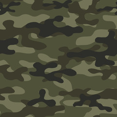 Fototapeta premium Army camouflage for printing clothing, fabrics. Vector design. Ornament.
