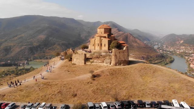 Jvari Monastery is Georgian Orthodox monastery. Mtskheta, Georgia