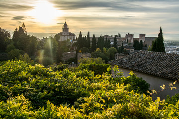 Granada city, Monument of the Alhambra, Andalusia, Spain