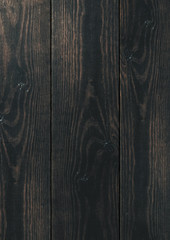Old dark wood background and texture