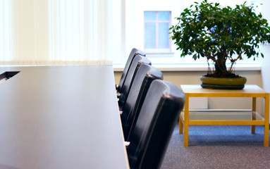 Office Interior Meeting Room with  Table Chairs 
