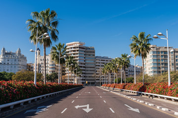 Obraz premium Valencia – Puente de las Flores Bridge, Spain
