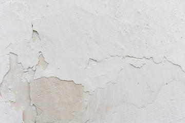 Stucco white wall background or texture Stucco. 