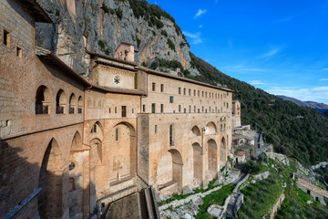 Fototapeta na wymiar Monastery of San Benedetto - Subiaco, Italy.