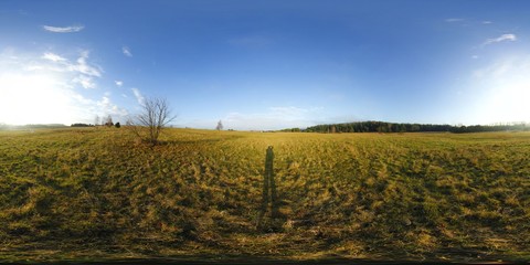 Fototapeta na wymiar Rural Landscape HDRI Panorama