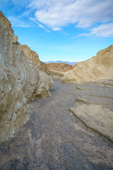 hikink the golden canyon - gower gulch circuit in death valley, california, usa