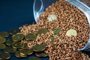 money in buckwheat, the concept of rising food prices