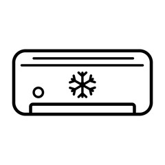 air conditioning icon vector