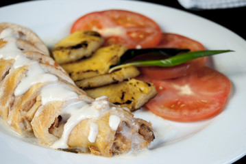 Pechuga rellena