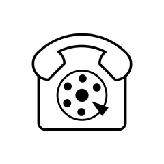 phone icon vector template