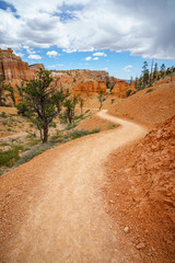 hiking the fairyland loop trail in bryce canyon national park, utah, usa