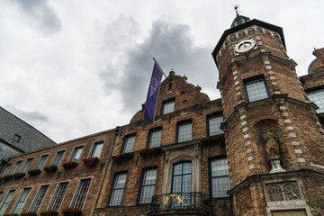 City Hall building at the Marktplatz square in the central neighborhood of Altstadt, Dusseldorf