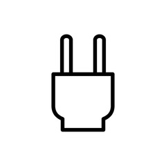 plug icon vector template