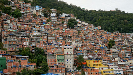 Rocinha is the largest favela in Brazil, located in Rio de Janeiro's South Zone between the districts of S&atilde;o Conrado and Gavea. 
