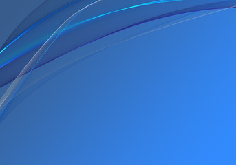 Abstract background waves. Cobalt blue abstract background for wallpaper or business card