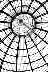 details of the roof Galleria Vittorio Emanuele II in Milan, Italy