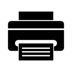 printer icon vector template