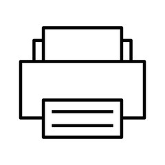 printer icon vector template