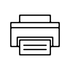 printer icon vector template