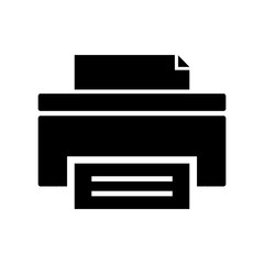 printer icon vector template