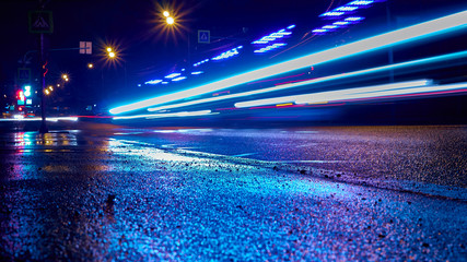 Long exposure on the highway