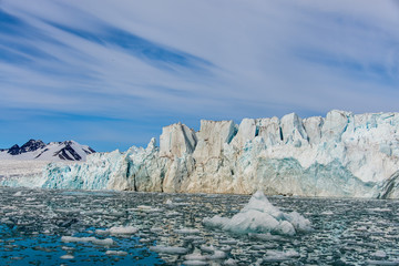 Fototapeta na wymiar Glacier in Svalbard
