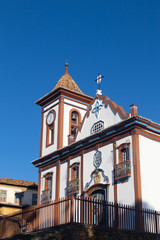 Fototapeta na wymiar São Francisco de Assis Church in the historic city of Diamantina, Minas Gerais state, Brazil