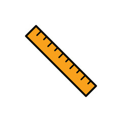 ruler icon vector template