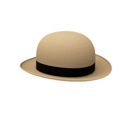 Hat isolated on white, 3d rendering