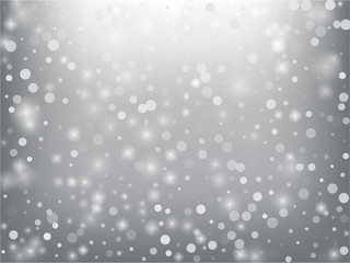 Winter Holidays Falling Snow Vector Background. 