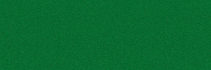 Seamless green felt background texture. Surface of  snooker or poker table. Wide panoramic banner.