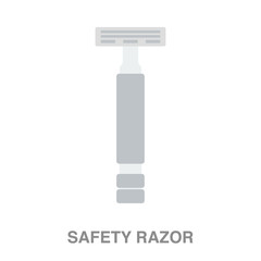 safety razor flat icon on white transparent background. You can be used black ant icon for several purposes.	