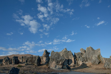 Fototapeta na wymiar Bosque de peidras. City of Rocks. Peru. Jatun de Machay. 