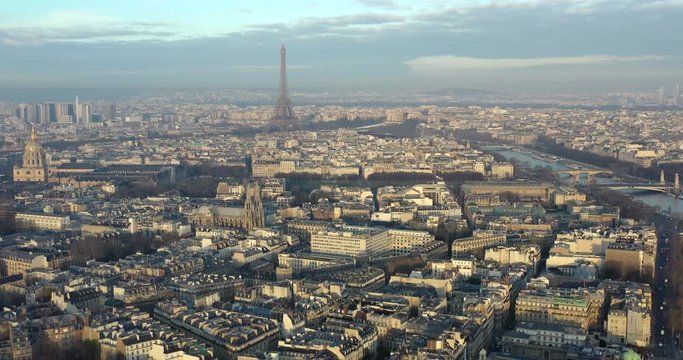 drone paris tour eiffel