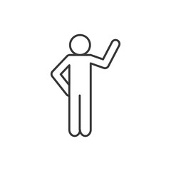 Isolated avatar line style icon vector design