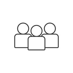 Isolated avatars line style icon vector design