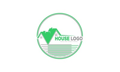 House simple luxury vector logo design