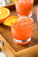 Boozy Frozen Negroni Slushy