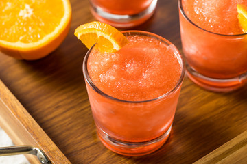 Boozy Frozen Negroni Slushy
