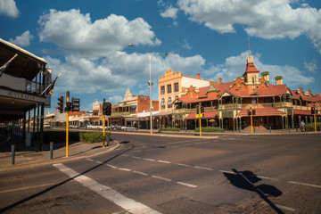 Main street at Kalgoorlie - Boulder, Western Australia 