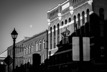 Moon over Main Street