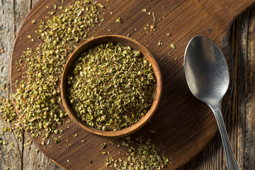 Raw Dried Green Greek Oregano Spice